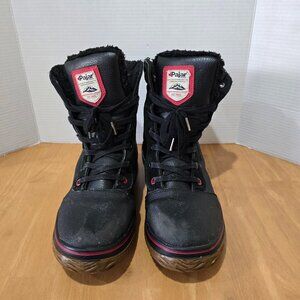 Pajar Canada Trooper 2.0 Lace Up Black Waterproof Winter Boots Mens Size 13